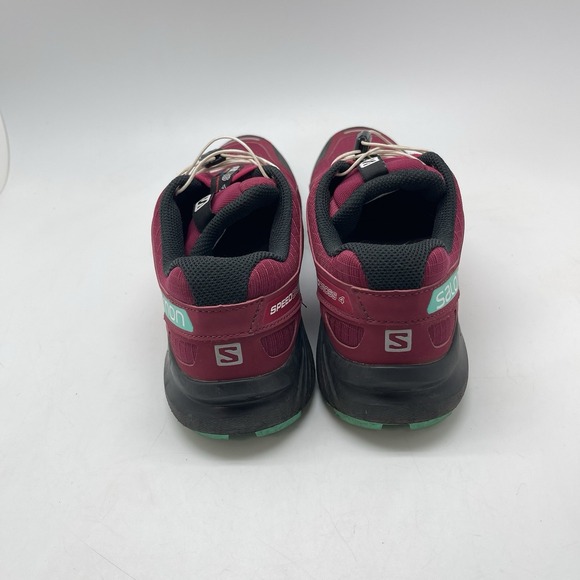 Salomon Sneakers Womens 8.5 Speedcross 4 187982 Purple Hiking Athletic Shoes - Picture 4 of 10